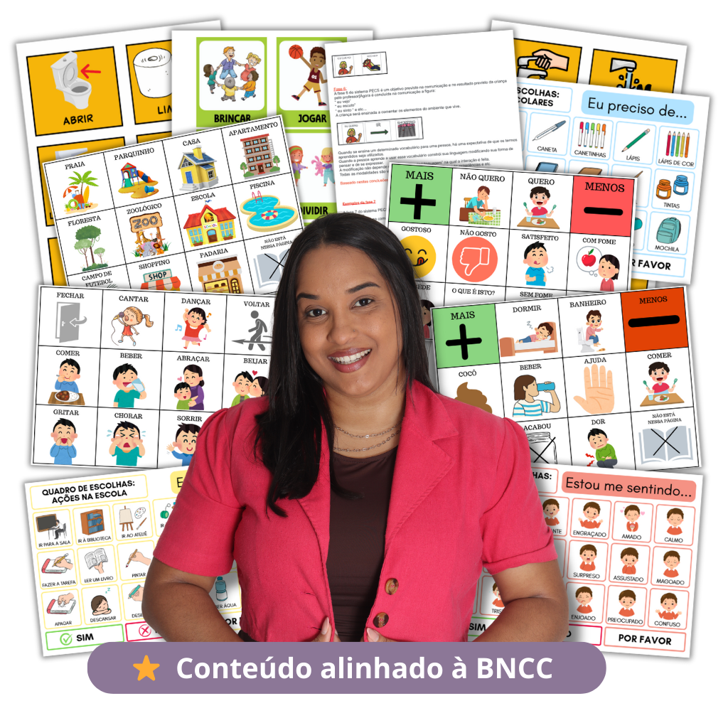 Kit de Comunicação PECS 650 Cards