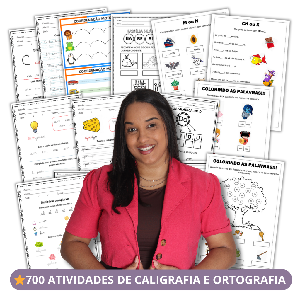 Combo Caligrafia e Ortografia Infantil