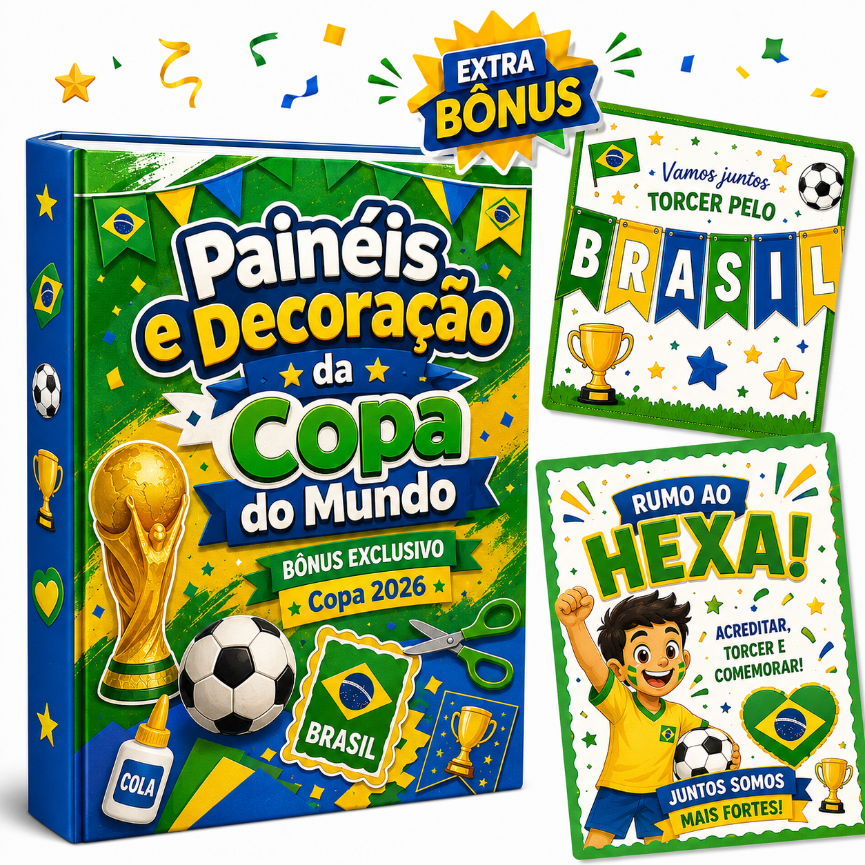Painéis e Decoração da Copa do Mundo
