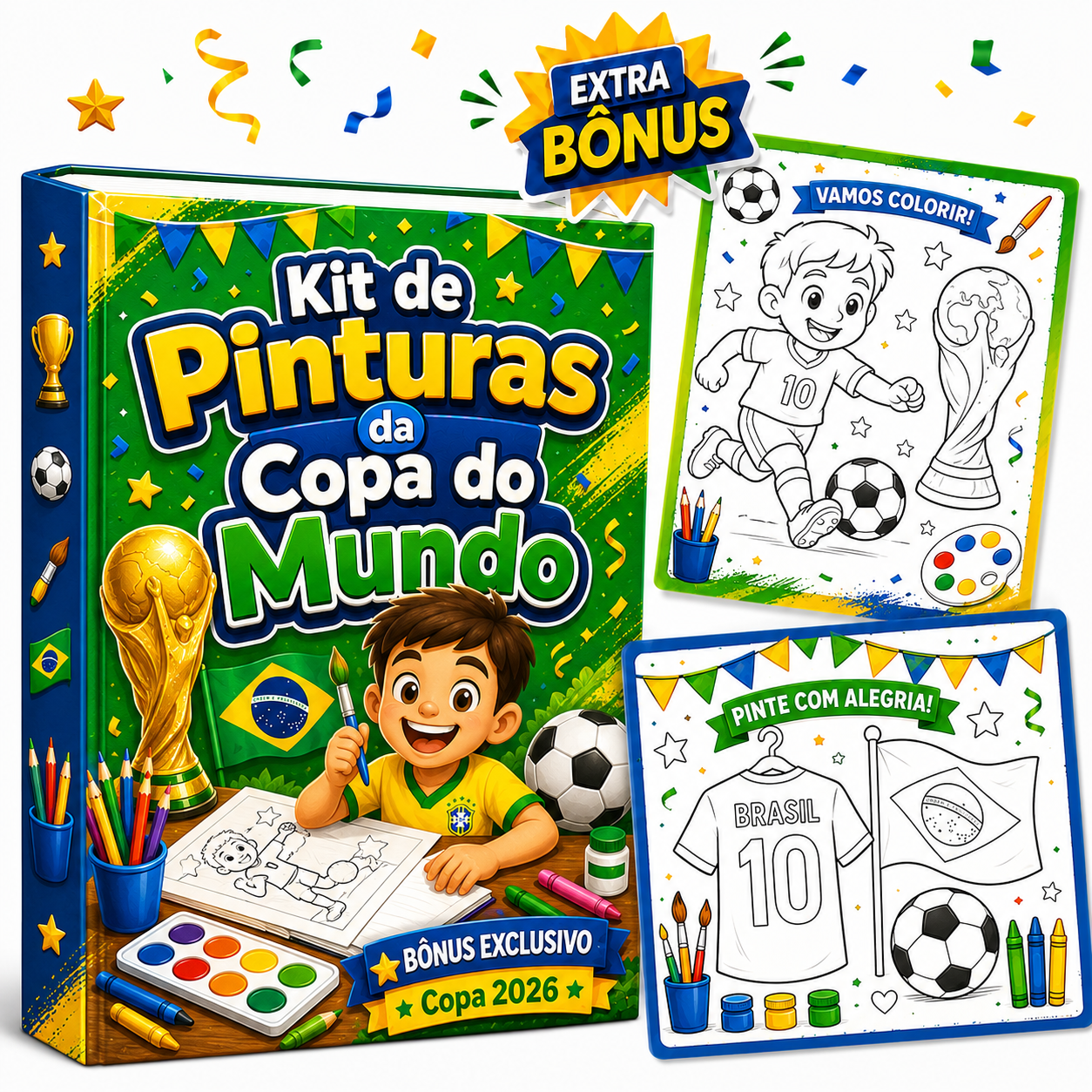 Kit de Pinturas da Copa do Mundo