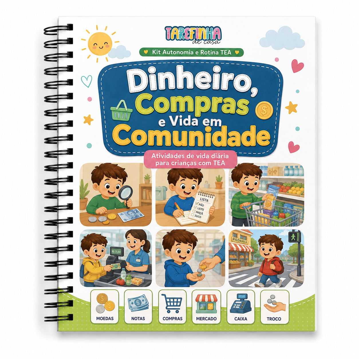 Caderno 08 — Dinheiro, Compras e Vida em Comunidade