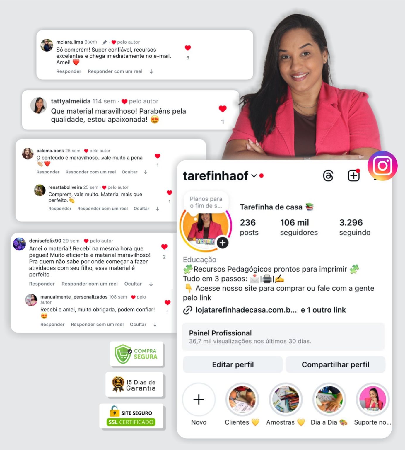 Suane Lourenço — Criadora da Tarefinha de Casa