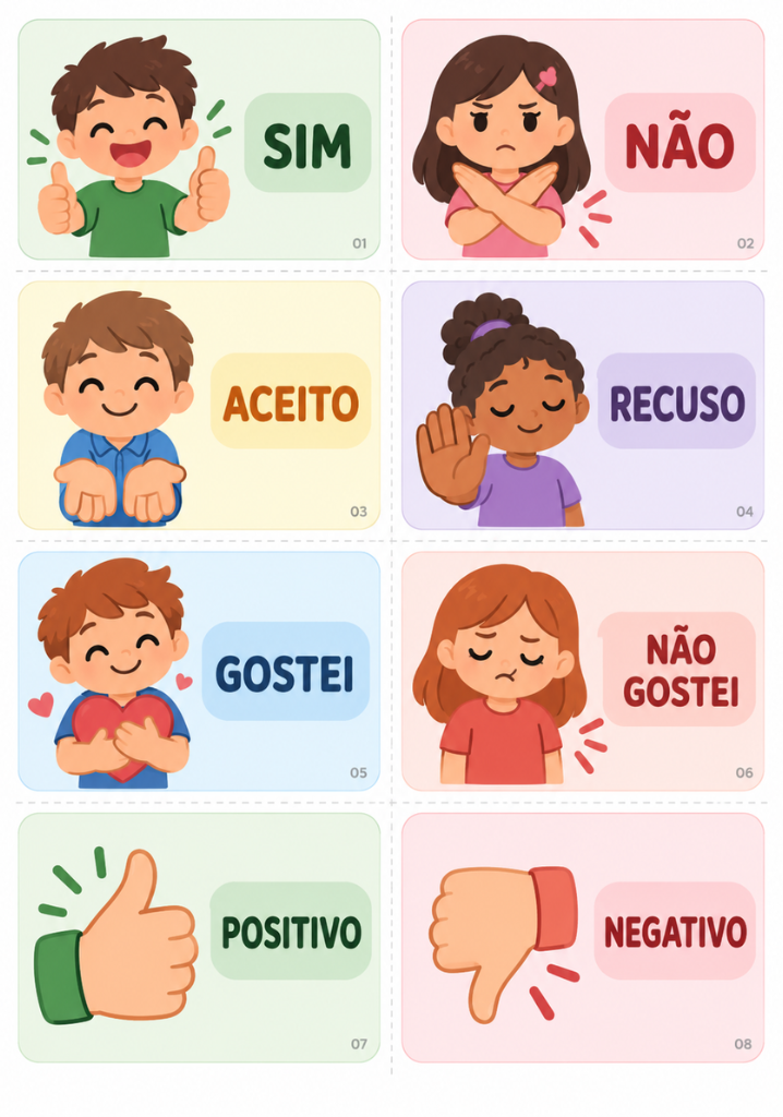 Material do Comunica TEA - Atividade 8