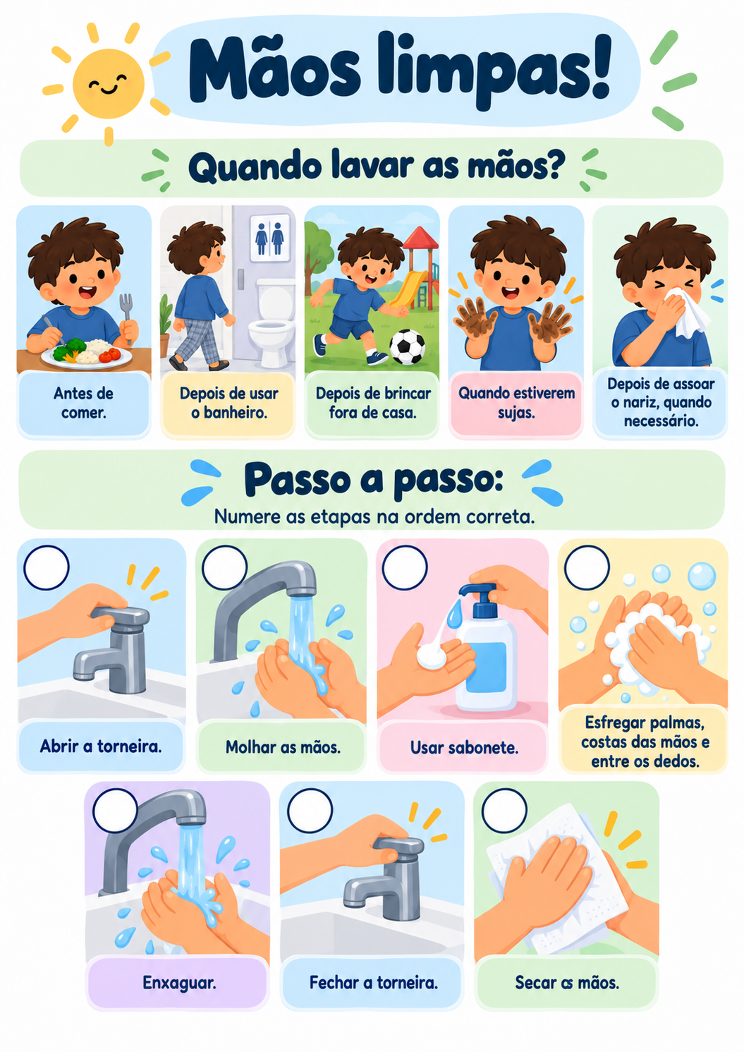 Atividade do Kit Autonomia e Rotina TEA - Atividade 11
