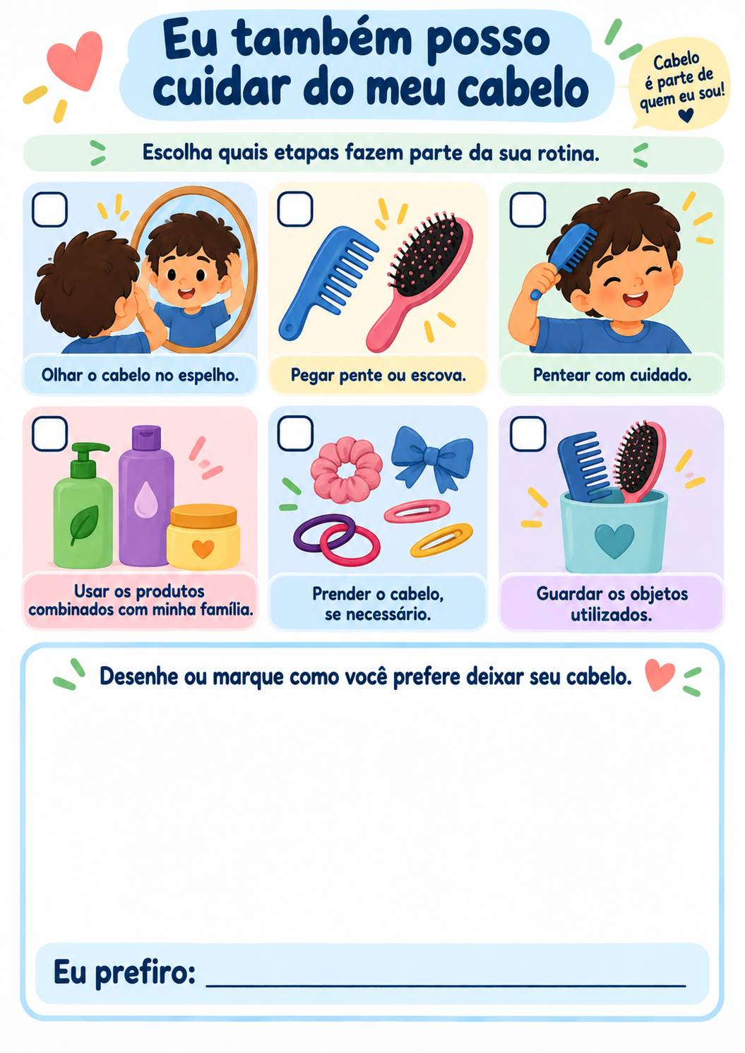 Atividade do Kit Autonomia e Rotina TEA - Atividade 9