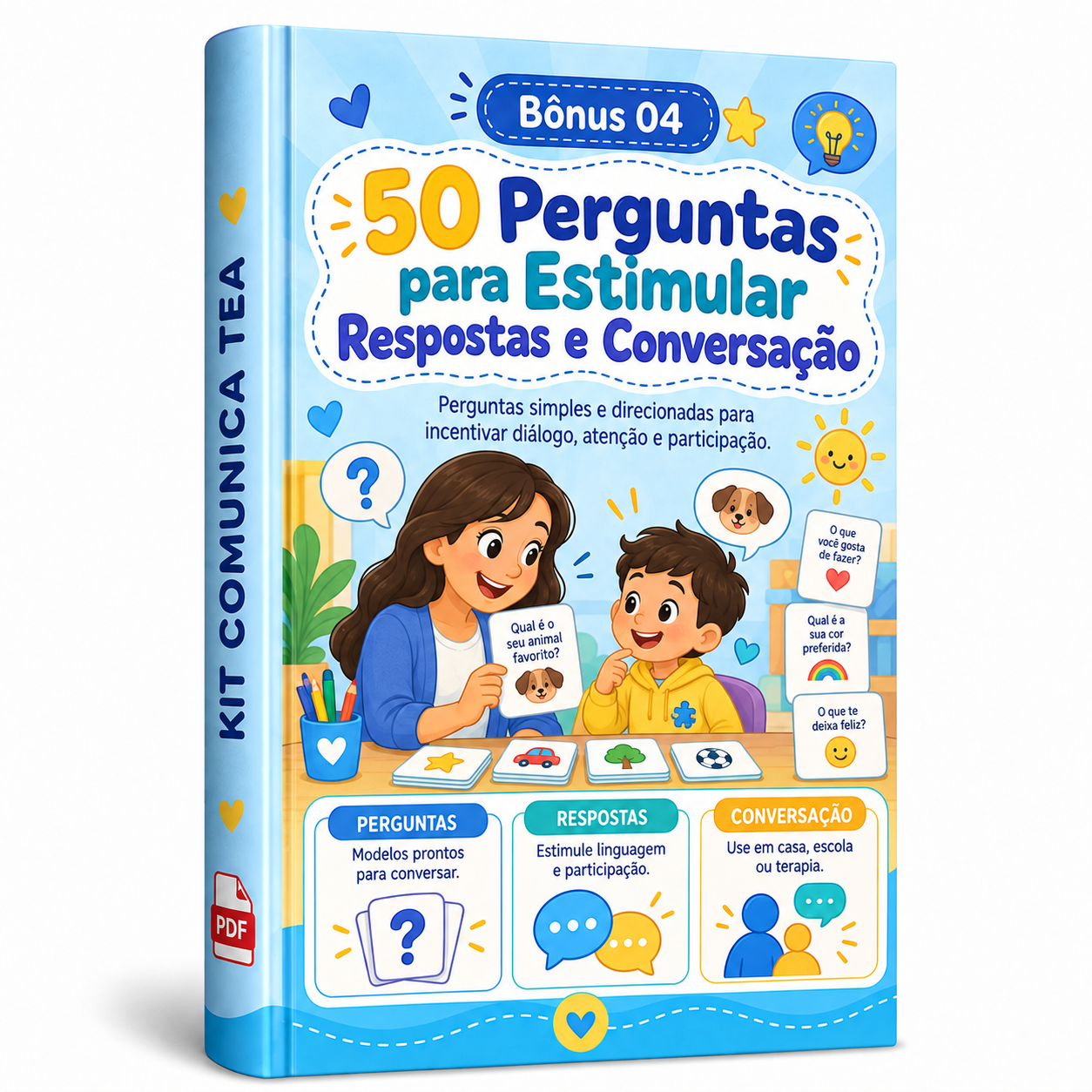 Bônus 04 — 50 Perguntas para Estimular Respostas e Conversação